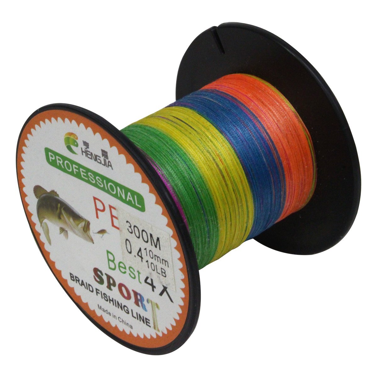 低伸度/高強度 300m PEライン 0.4号/10lb 5色 マルチカラー MIX 投げ釣り 船釣り エギング ジギング タイラバ ルアー 釣り糸 リール拍卖