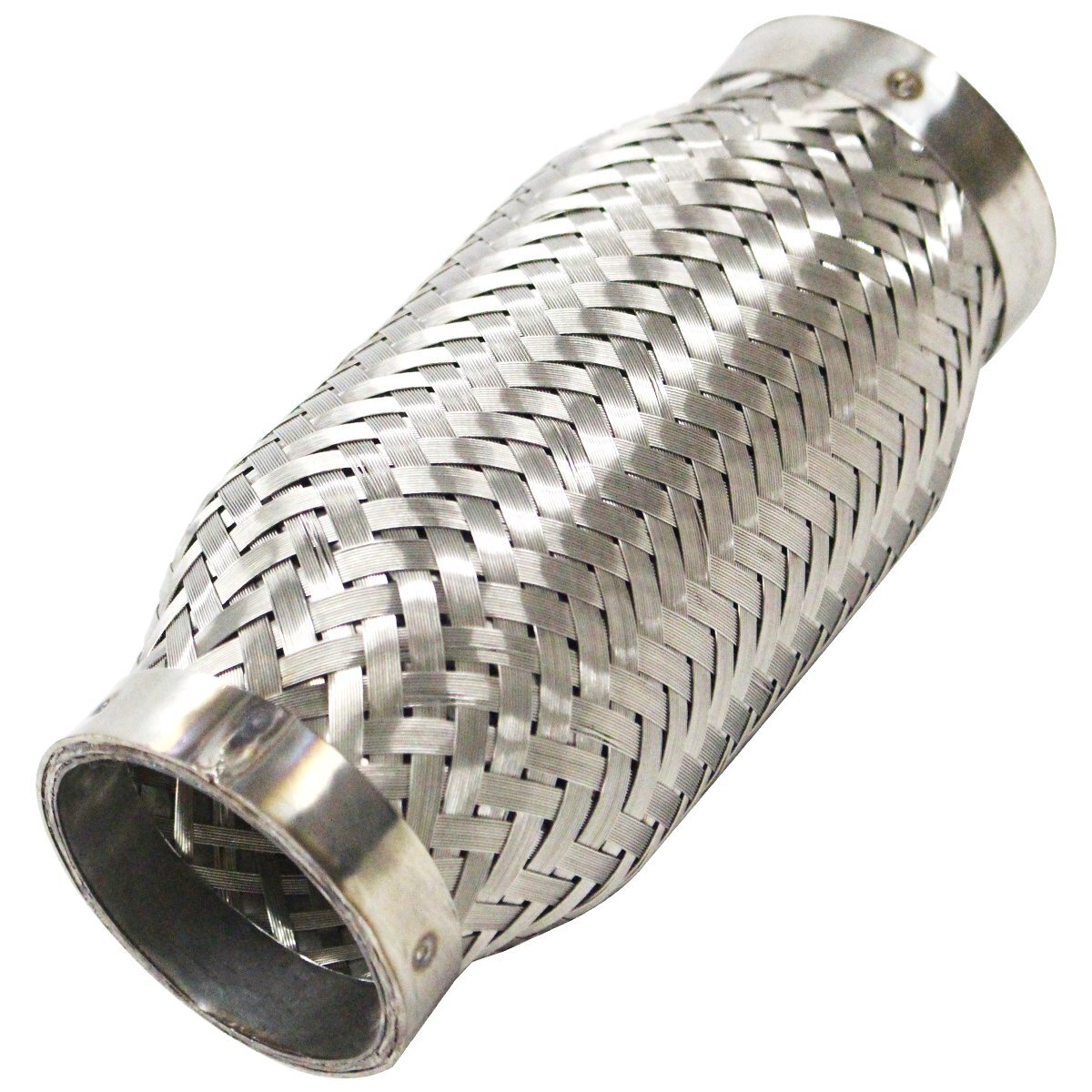 汎用 50×160mm フレキシブル ステンレス パイプ マフラー メッシュ 補修 排気 漏れ ジャバラ 蛇腹 車 ワンオフ Φ50 2重拍卖