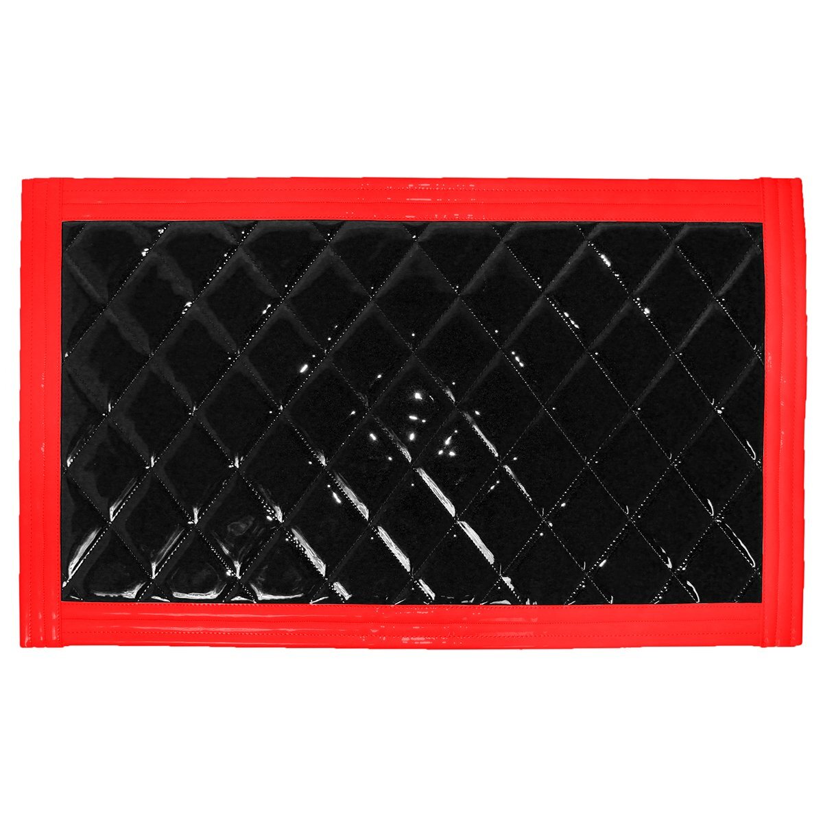 トラック 泥除け マット マッドフラップ 860mm×500mm 86cm×50cm レッド×ブラック 黒 赤 泥よけ マッドガード拍卖