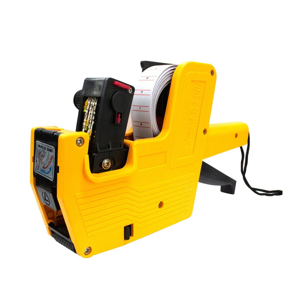 値札 業務用 ハンドラベラー ラベル インク 付属 店舗 倉庫 フリマ プライスタグ 黄色 価格 表示 タグ ラベラー 日付 印字拍卖