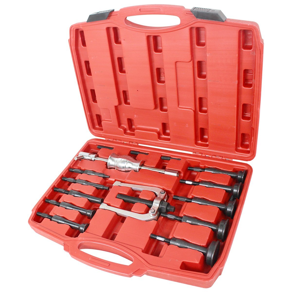 16点set 内掛け式 ベアリングプーラー オイルシールプーラー ブラインド パイロット プーラー スライドハンマー付 脱着 工具拍卖