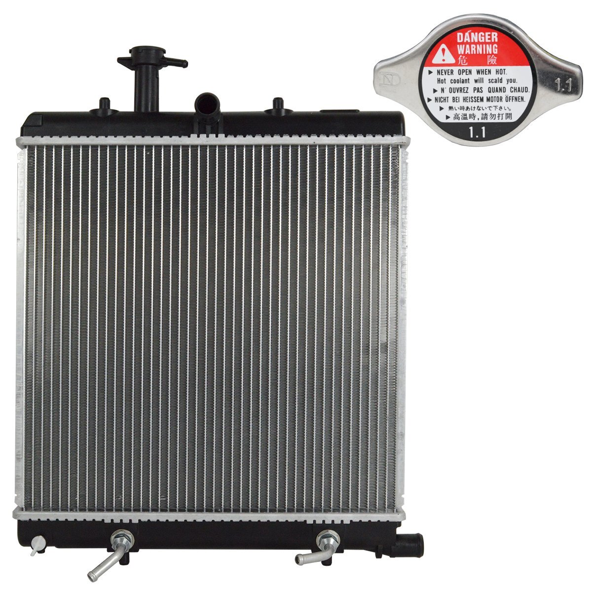 ハイゼット カーゴ S320G S321G S330G AT車 ラジエーター キャップ付き ラジエター 16400-B2290 16400-B5130 16400-B5131拍卖