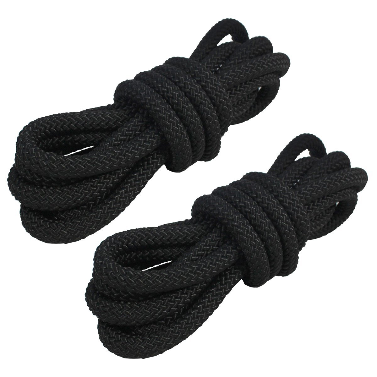 16打 14mm 10m 2本セット 計20m 係留ロープ フェンダーロープ ダブルブレイド 黒/ブラック マリン ロープ 船 係船 14ミリ拍卖