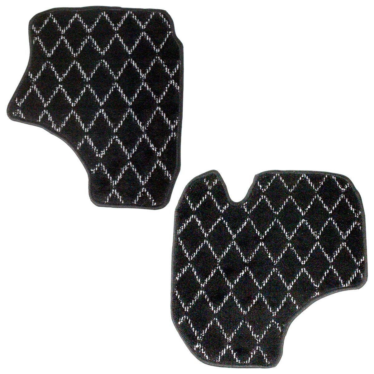 専用設計 キャリイ DA16T 平成25年9月~現行 運転席&助手席 2PCS グレー/灰色 フロント フロアマット ダイヤカット セット拍卖