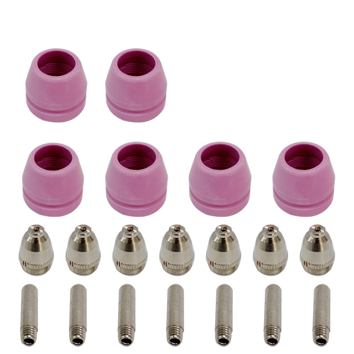 CUT-60 互換 20個セット プラズマ カッター トーチ ノズル チップ カップ 先端 消耗品 切断機 鉄板 CUT60 20個 電極 交換拍卖