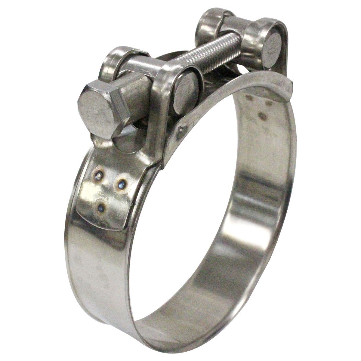 強力 Tボルトクランプ マフラーバンド 1個 80-85mm ホース バンド ステンレスマフラークランプ拍卖