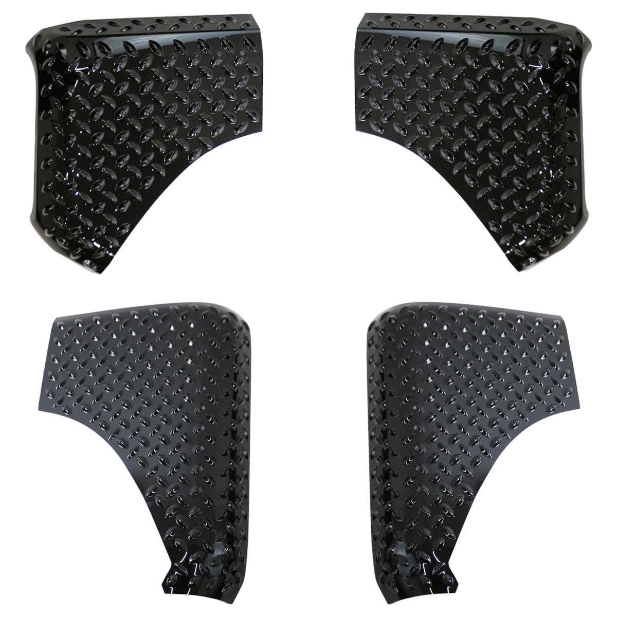 JB64 ジムニー フロント リア セット コーナーガード JB74 シエラ 装着可能 ABS製 林道 オフロード フェンダー プロテクター拍卖