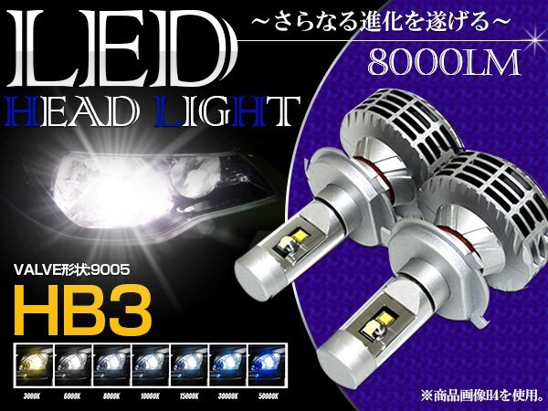 オールインワン 一体型 HB3 9005 LEDヘッドライト 3000LM 6500k ホワイト/ブルー/イエロー 切り替え可能 カラーフィルム フォグ拍卖