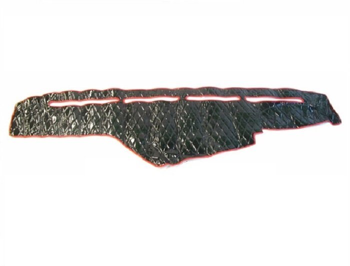 日野 新型 プロフィア ダッシュ マット カバー H15.12~ エナメルキルト ダイヤカット 黒×赤 トラック 4t NINO拍卖