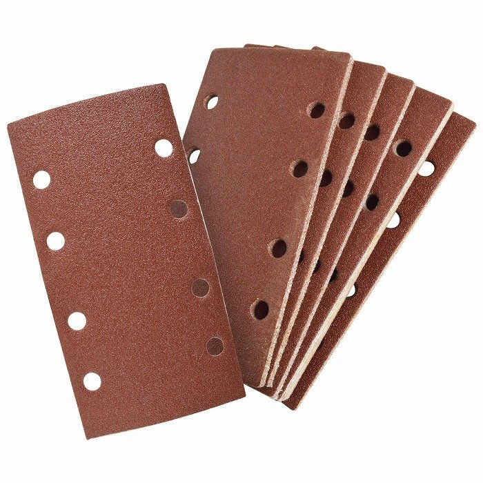 30枚セット #80 80番 オービタルサンダー 93x185 長方形 サンドペーパー 紙やすり マジック式 研磨 パッド ヤスリ 30枚拍卖