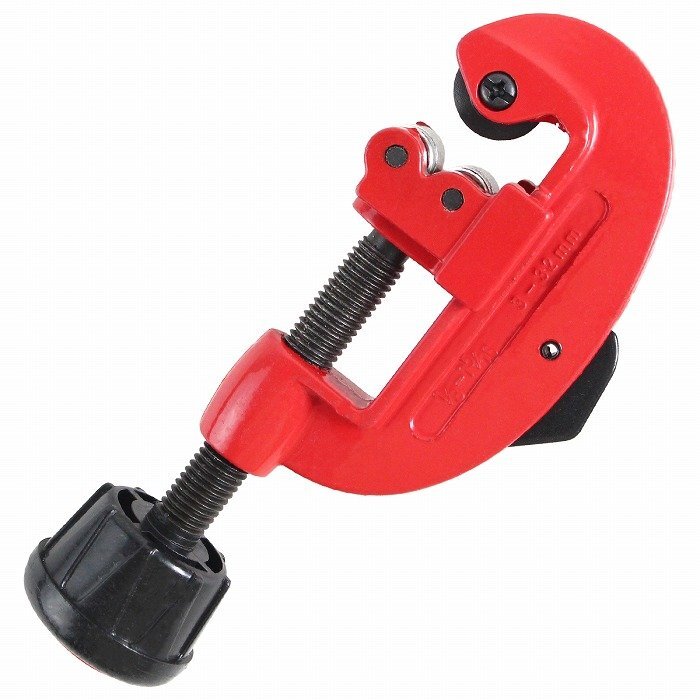 塩ビ ステンレス アルミ 銅 真鍮 3mm-32mm チューブ パイプ カッター コンパクト バリ取り 付き 銅管 銅管 切断 工具 ツール拍卖