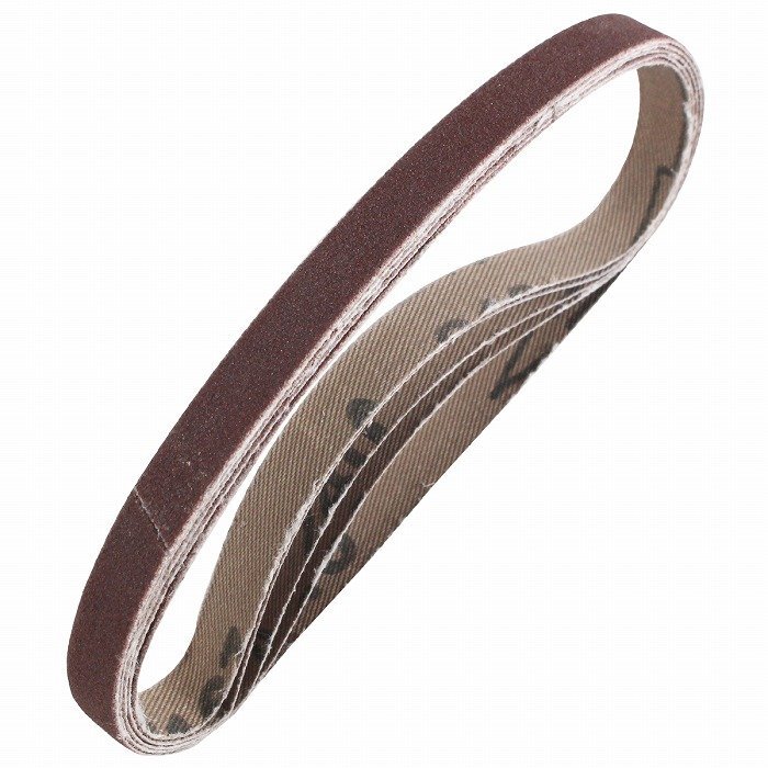 【送料220円】『#240 10mm×330mm』10枚セット エンドレス ベルト ペーパー 電動 ディスク サンダー 交換用 金属 鉄 研磨 幅10mm 10本 240拍卖