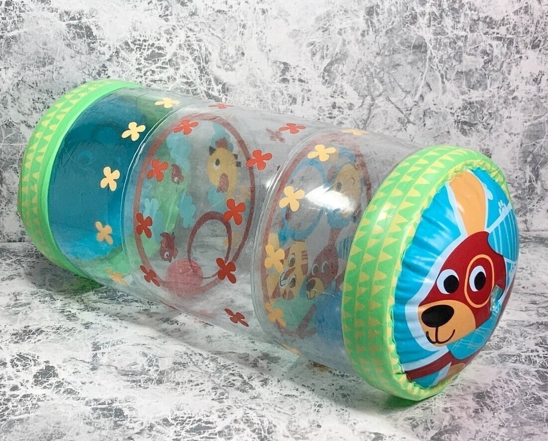 ◆同梱発送可◆「ベビー用 手押し ガラガラ/ローラー ボール 回すと鈴の音が鳴る」fire_sale 【タグ:キッズ】拍卖