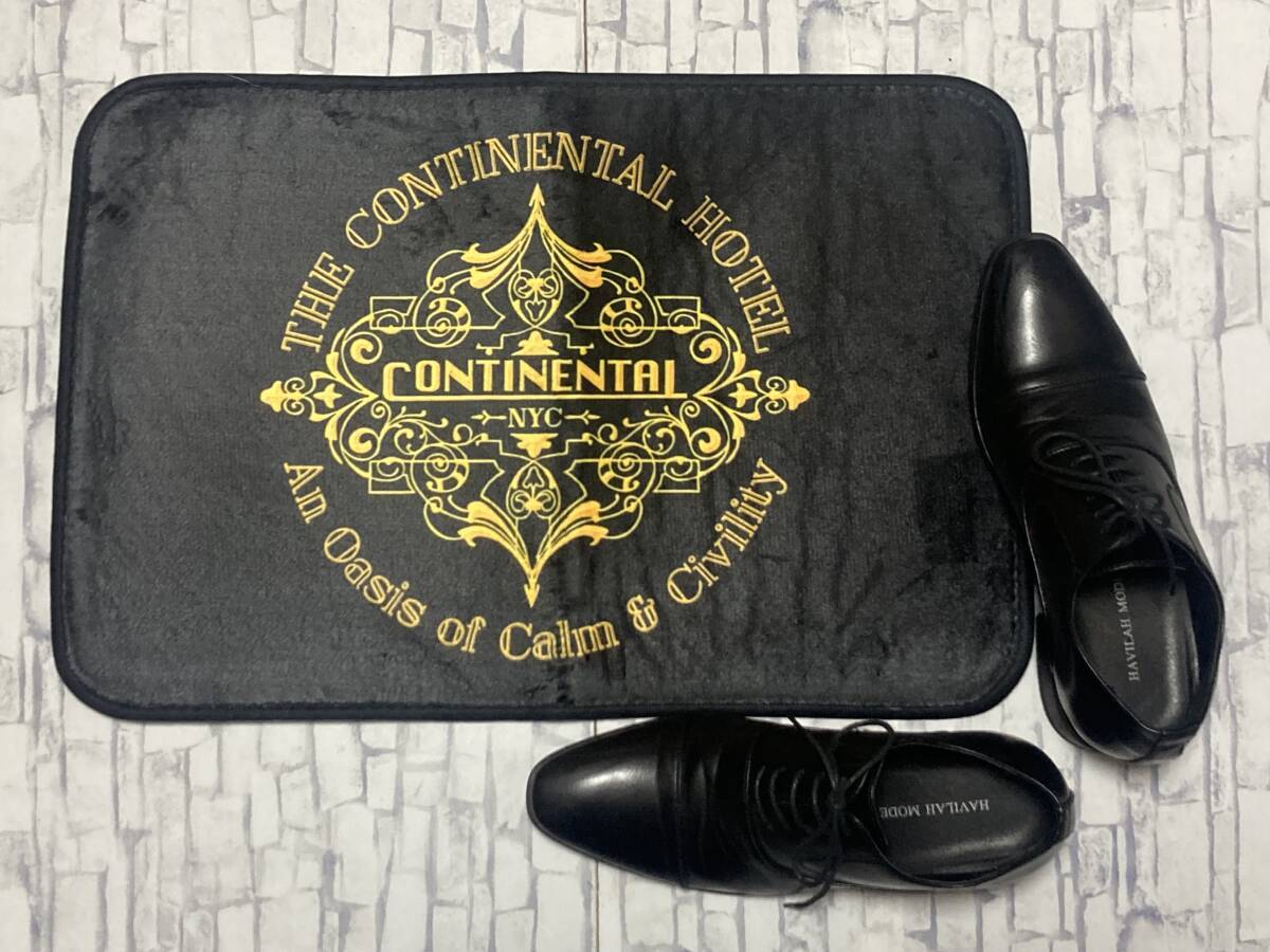 ◆同梱発送可◆「ジョン・ウィック/キアヌ・リーブス コンチネンタルホテル ドアマット/キッチンマット」fire_sale 【タグ:映画】拍卖