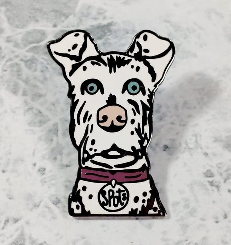 ◆同梱発送可◆「犬ヶ島/スポッツ ウェス・アンダーソン 監督 ピンバッジ」fire_sale 【タグ:映画、アクセサリー】拍卖