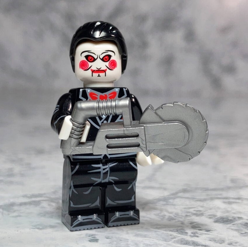 ◆同梱発送可◆「ジグソウ/ジョン・クレイマー/ビリー人形 SAW/ソウ レゴ風 互換/カスタム ミニフィグ」fire_sale 【タグ:映画】拍卖