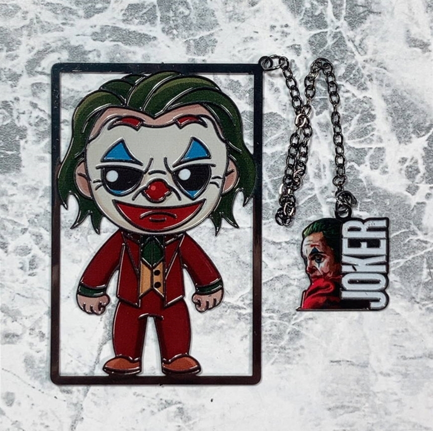 ◆同梱発送可◆「ジョーカー/ホアキン・フェニックス バットマン メタル製 しおり/ブックマーク」fire_sale 【タグ:映画】拍卖