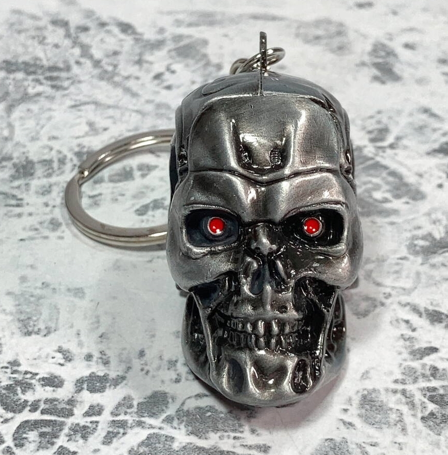 ◆同梱発送可◆「ターミネーター/アーノルド・シュワルツェネッガー T-800 キーホルダー メタリック」fire_sale 【タグ:映画】拍卖
