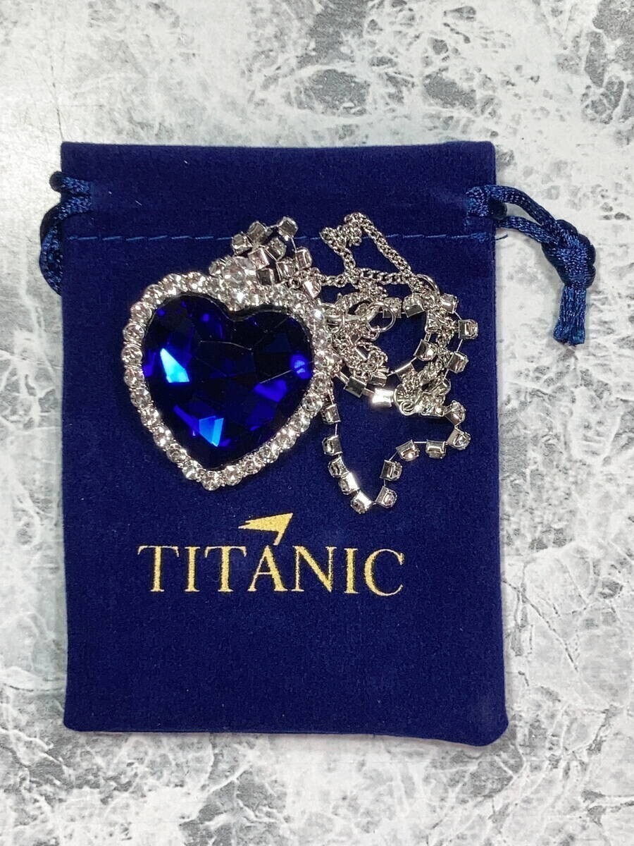◆同梱発送可◆「ハート・オブ・オーシャン タイタニック/レオナルド・ディカプリオ ネックレス/ペンダント 専用袋付」fire_sale拍卖