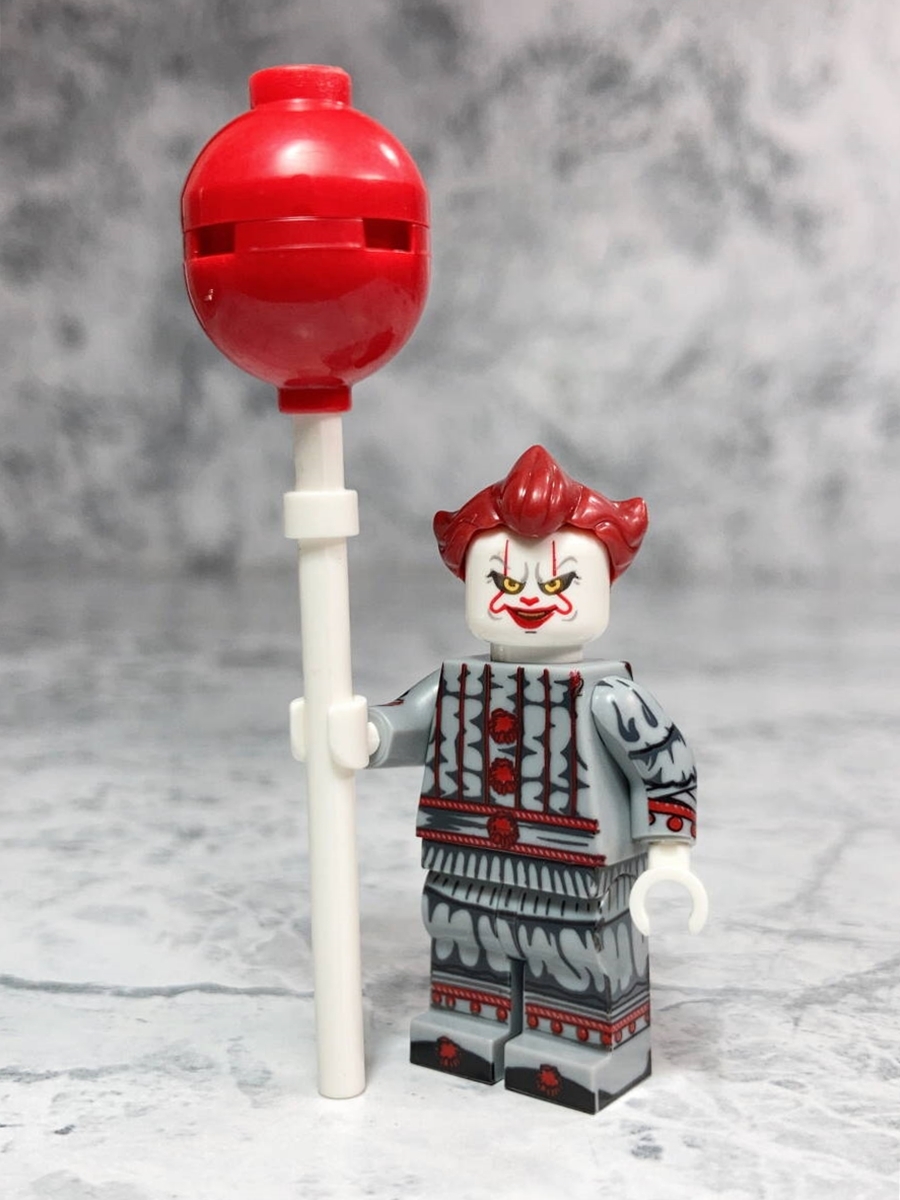 ◆同梱発送可◆「ペニー・ワイズ/IT イット レゴ風 互換/カスタム ミニフィグ」fire_sale 【タグ:映画】拍卖