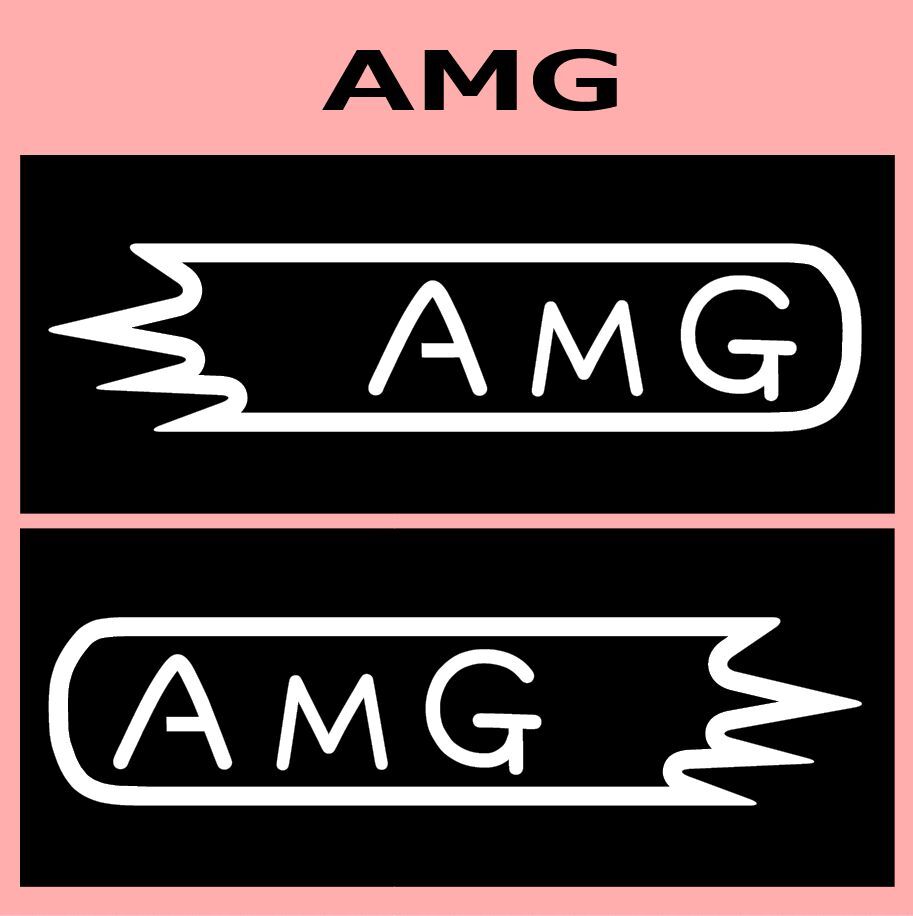 VD1)AMG カッティングステッカー シール拍卖