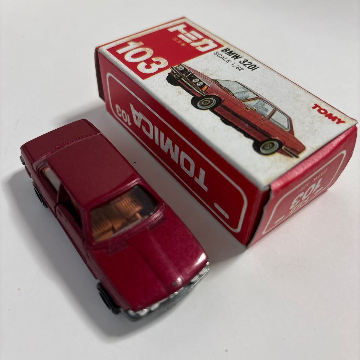 トミカ NO.F43 BMW 320i 日本製 ボディワインメタリック (コピー箱付)拍卖