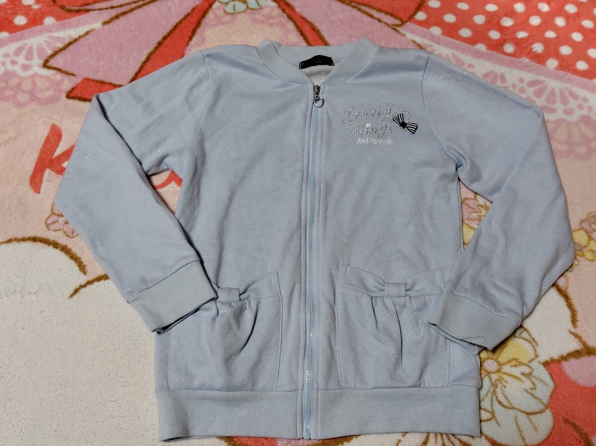 SPICE LIPラメ入りスウェットジャンパー140拍卖