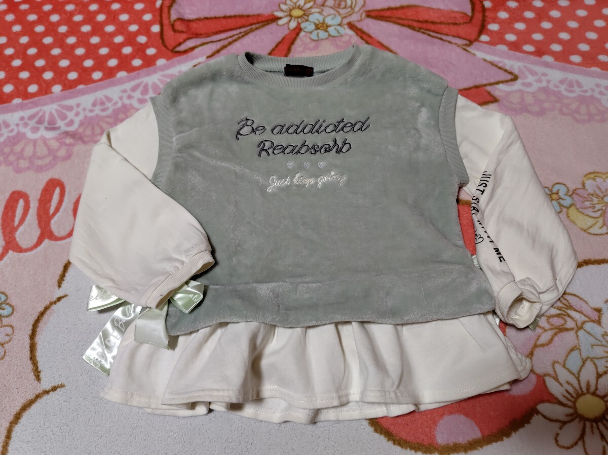 COCOANGEL重ね着風長袖カットソー130 拍卖