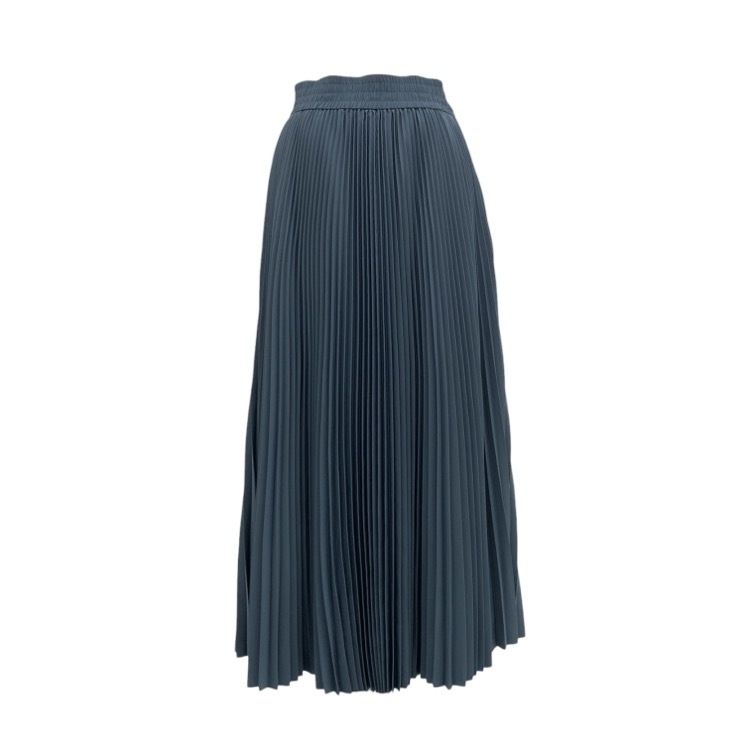 HYKE ハイク Taffeta Pleated skirt タフタプリーツ スカート ブルー 1 232-14135拍卖