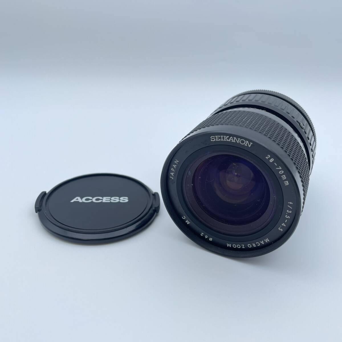 25大/A027423-4/EM3000/M115-4/【名古屋】レンズ SEIKANON 28-70mm f/3.5-4.5 MACRO ZOOM Φ62 MC拍卖