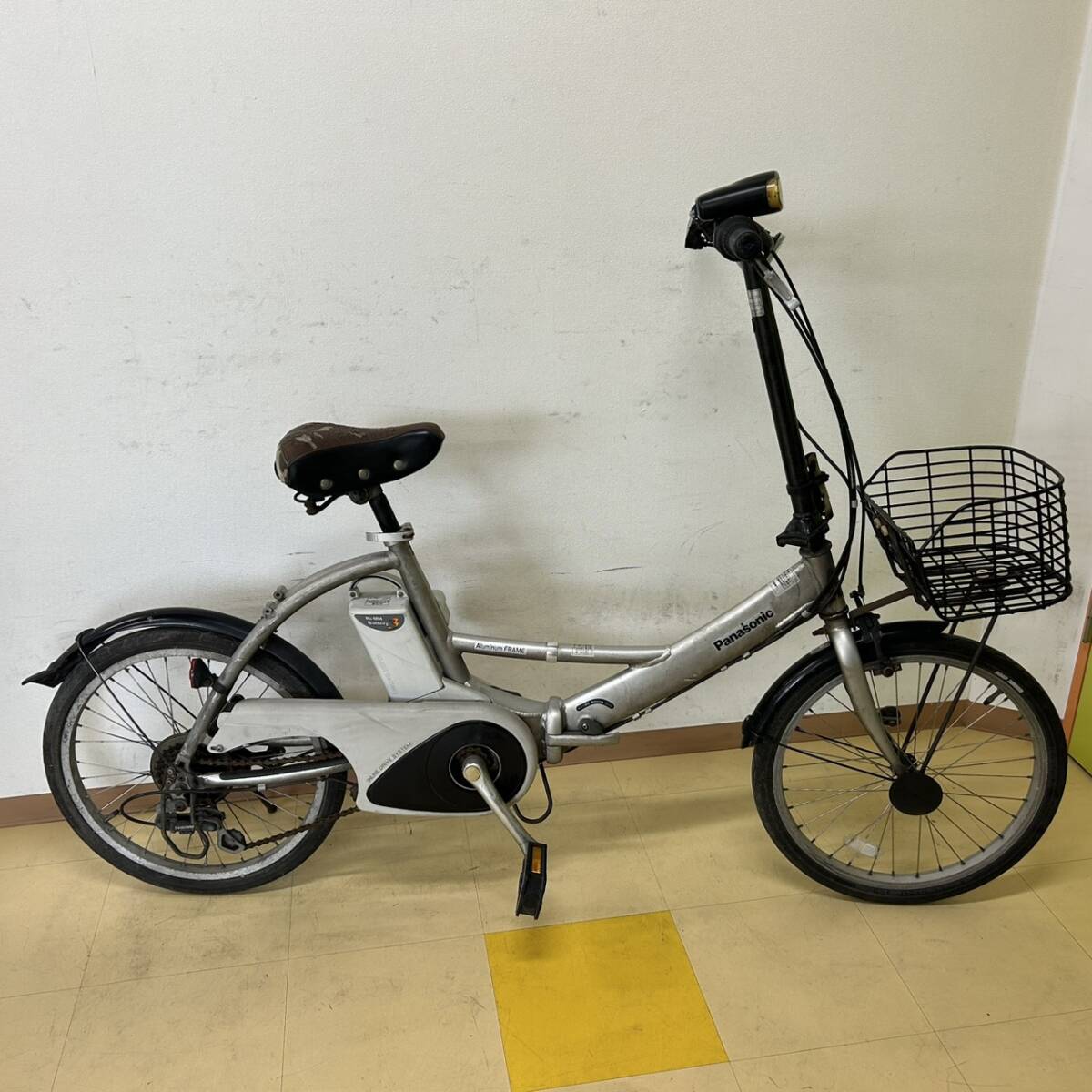 25名/A043436-1/KY10000/P115-115/【名古屋から家財便また引取り】Panasonic パナソニック EPJ06 折り畳み自転車アシスト自転車拍卖