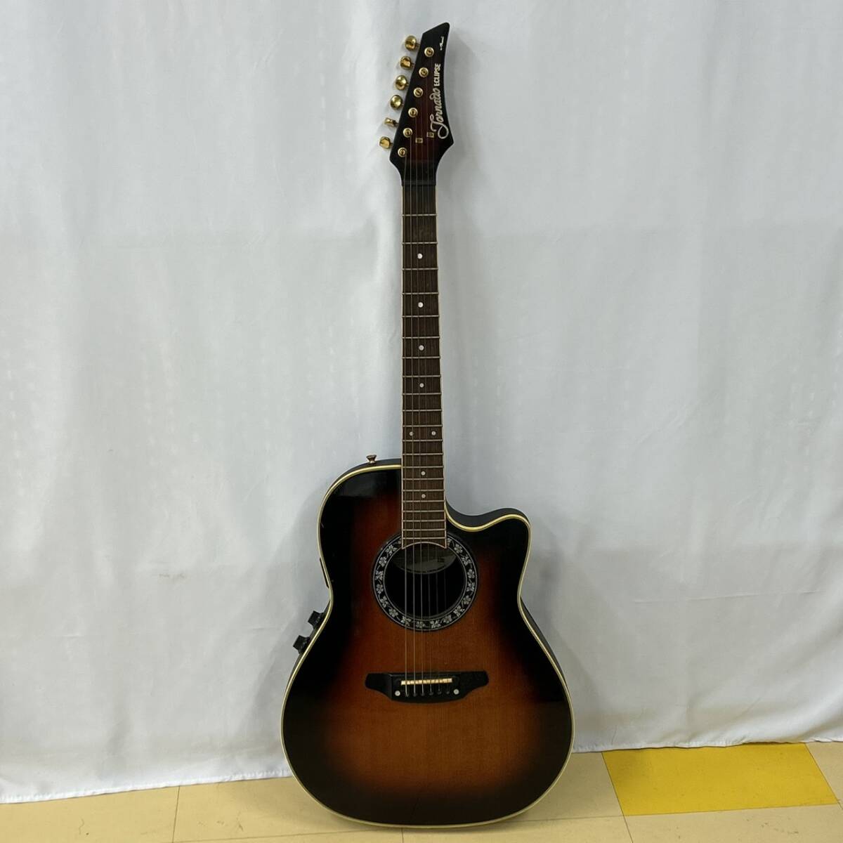 25品/A033288-3/KH4000/P115-127/【名古屋】Morris モーリス Tornado ECLIPSE ZⅢ エレアコ アコースティックギター拍卖