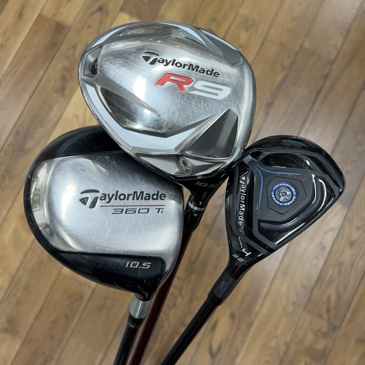25名/A013032-1/IK0/S115-335/【名古屋】TaylorMade テイラーメイド ゴルフクラブ 3本まとめ JETSPEED ・Motore R9・360Ti ドライバー 拍卖