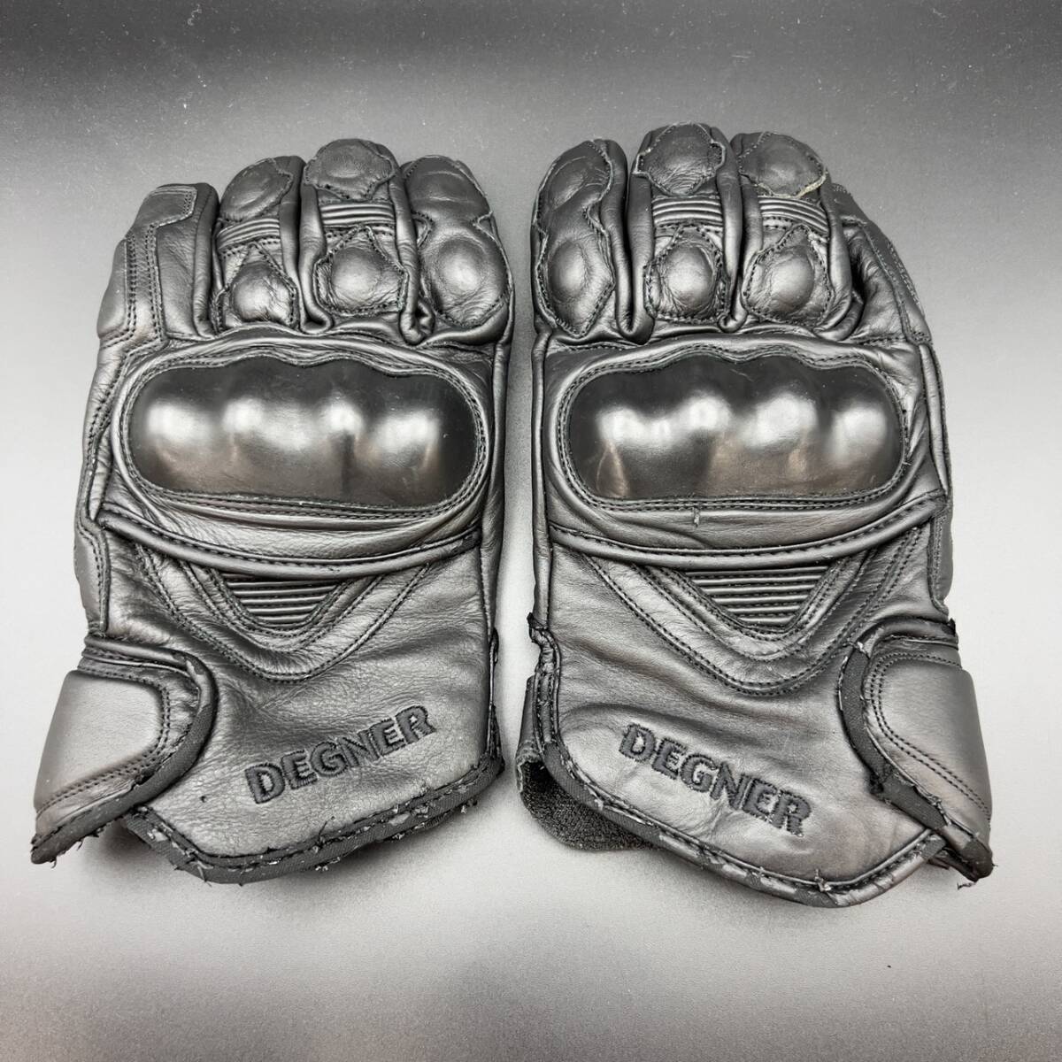 25浦/A028969-2/SY0/S121-305/【名古屋】DEGNER デグナー プロテクター付き バイクグローブ XL拍卖