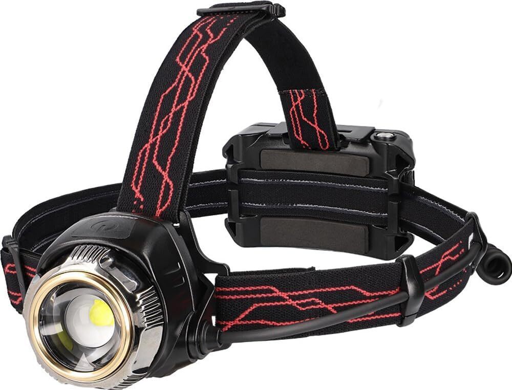 【WH-9071】未使用 未開封 GENTOS ジェントス LEDヘッドライト GH-300RG 1500ルーメン 耐塵・耐水拍卖