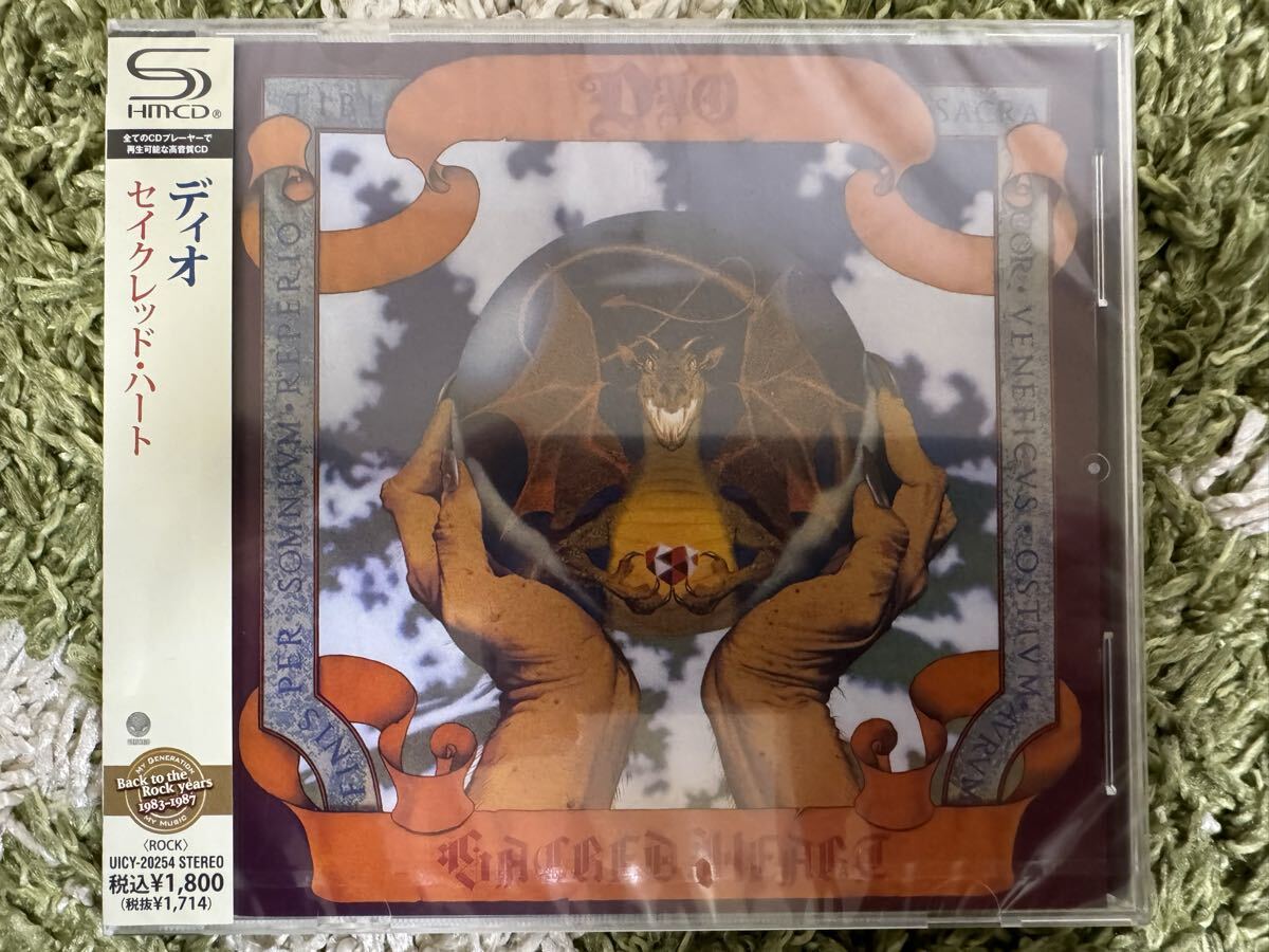 新品!DIO/SACRED HEART 国内盤 SHM-CD 未開封品!ディオ/セイクレッド・ハート 国内盤 新品!SHM-CD 未開封品!拍卖