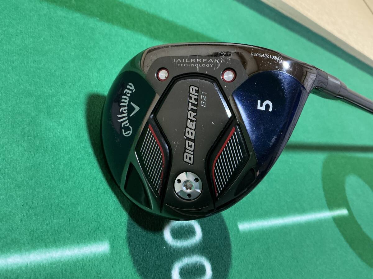 Callawayキャロウェイ BIG BERTHA B21 5W 19.5度 テンセイ ブルー 65(S) ☆ヘッドカバー付☆拍卖