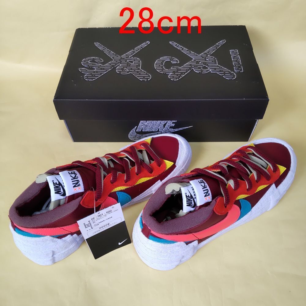 【未使用】ナイキ sacai x KAWS ブレーザーLOW 28cm DM7901-600拍卖