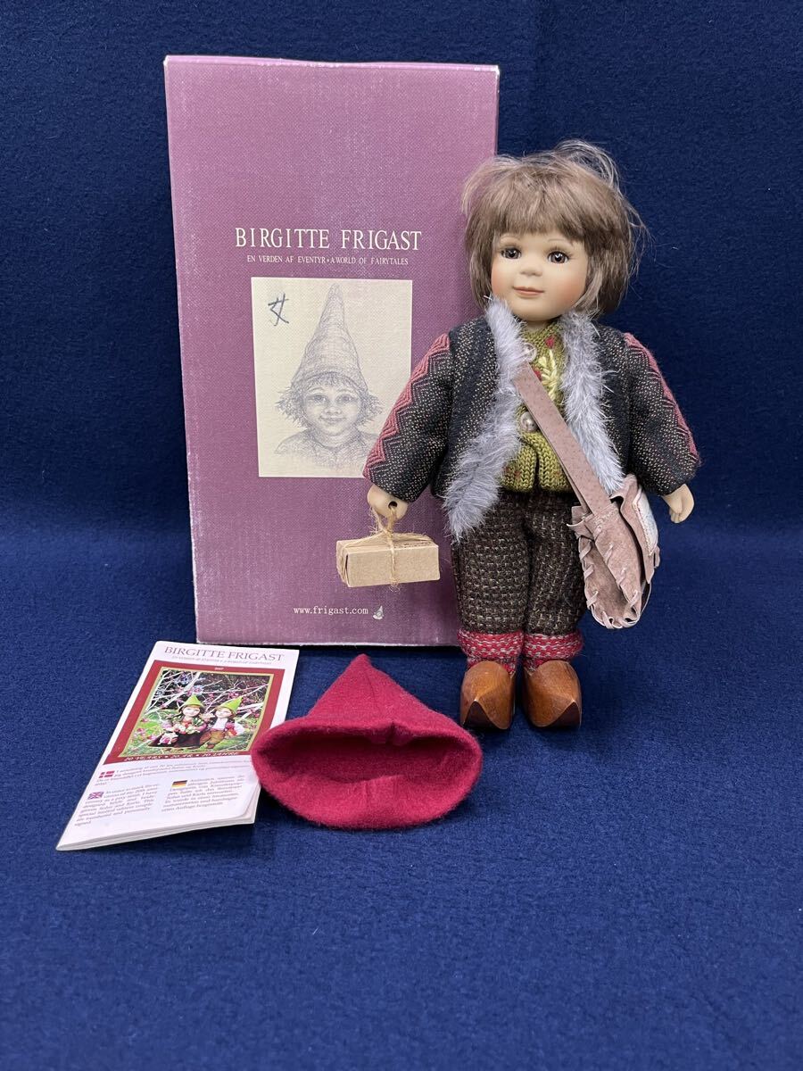 abnov111520 Birgitte Frigast バージット・フリガスト 北欧 ビスクドール 28cm 女の子 人形拍卖