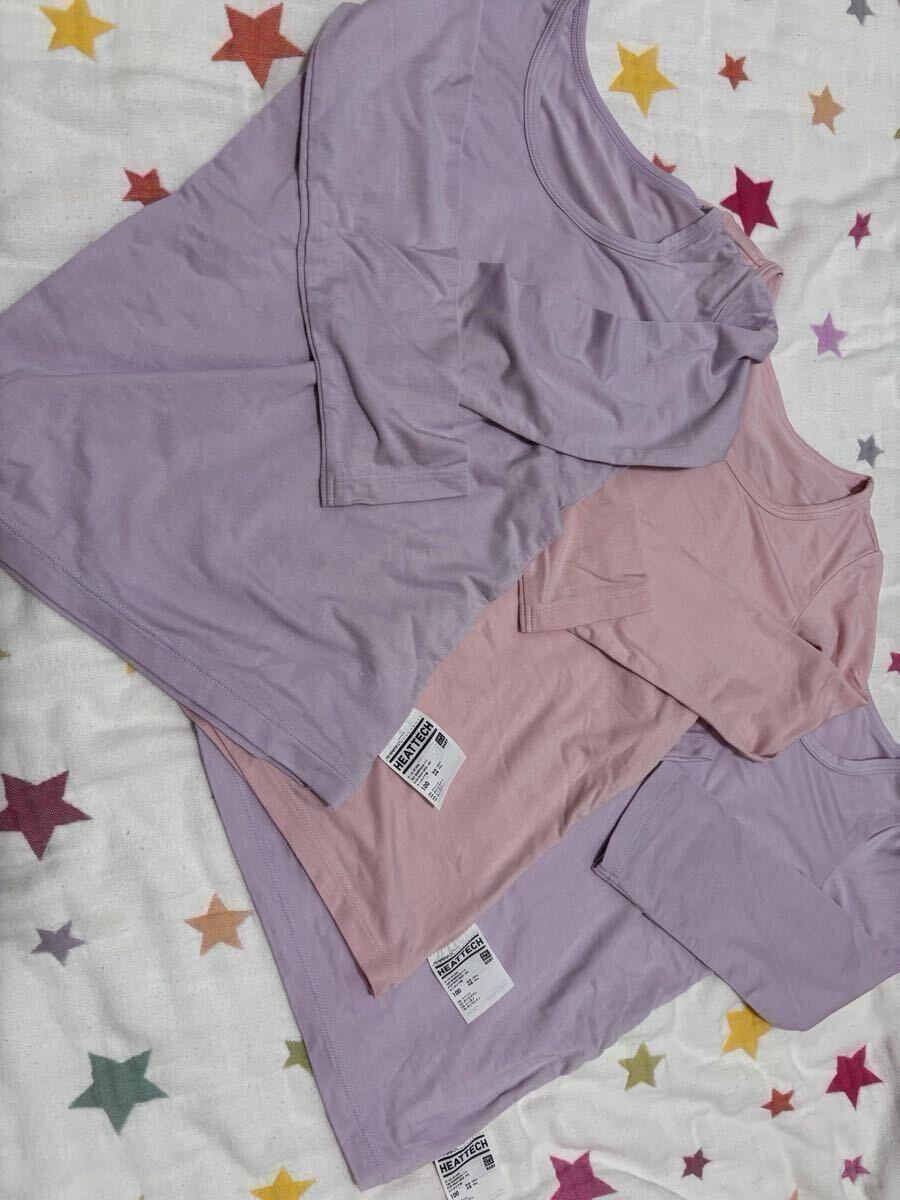 ユニクロ ヒートテックインナー サイズ100 3着セット拍卖