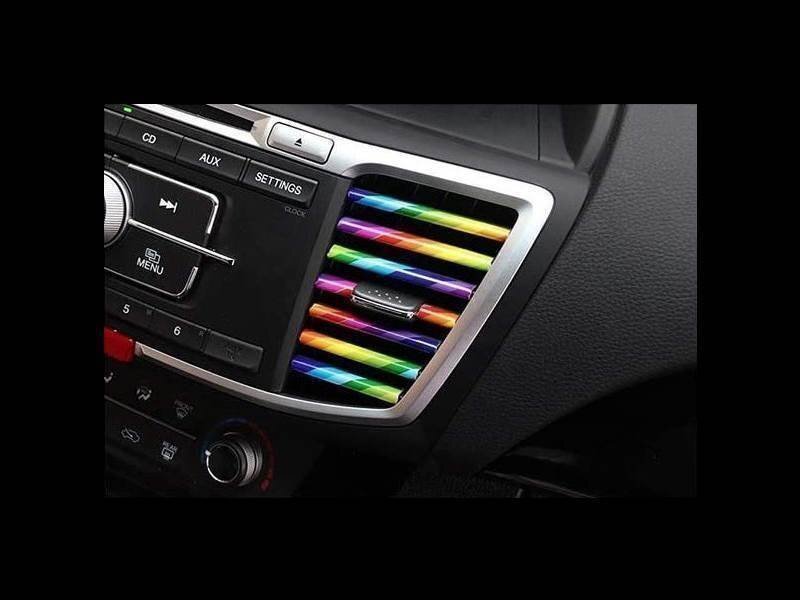 送料0円 車用 エアコン ルーバー 【CL】 モール 10本セット カバー 吹き出し口 アクセサリー 内装 アレンジ カスタム ドレスアップ 車拍卖
