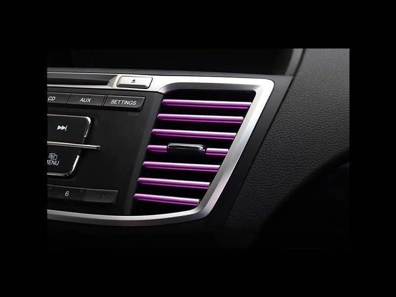 送料0円 車用 エアコン ルーバー 【MPP】 モール 10本セット カバー 吹き出し口 アクセサリー 内装 アレンジ カスタム ドレスアップ 車拍卖