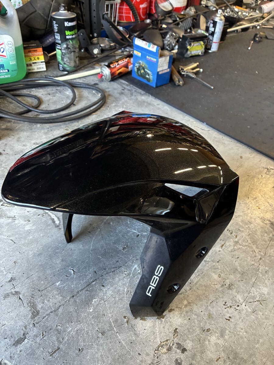 ZXー25R 純正フロントフェンダー 黒色 カワサキ拍卖