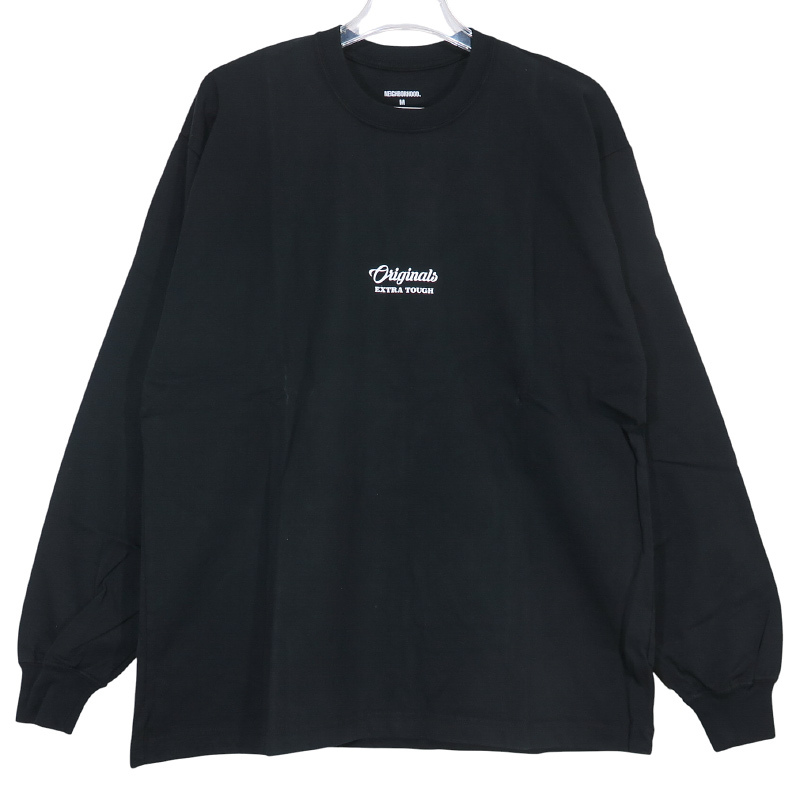 NEIGHBORHOOD ネイバーフッド 22AW NH TEE-5 LS.CO 222PCNH-LT05 ロングスリーブ Tシャツ ブラック ロンT サイズM novz拍卖