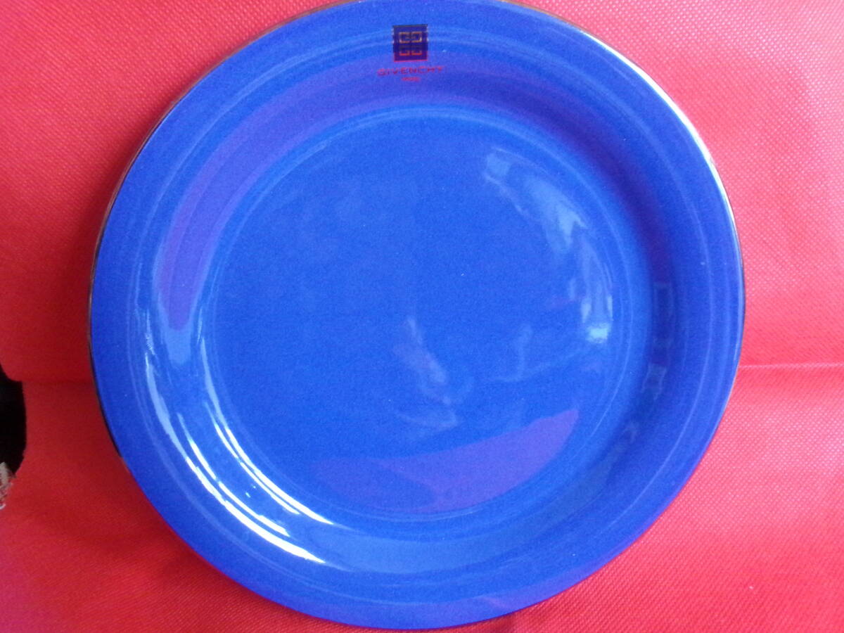 未使用品 ジバンシー ブルー 大皿 プレート拍卖