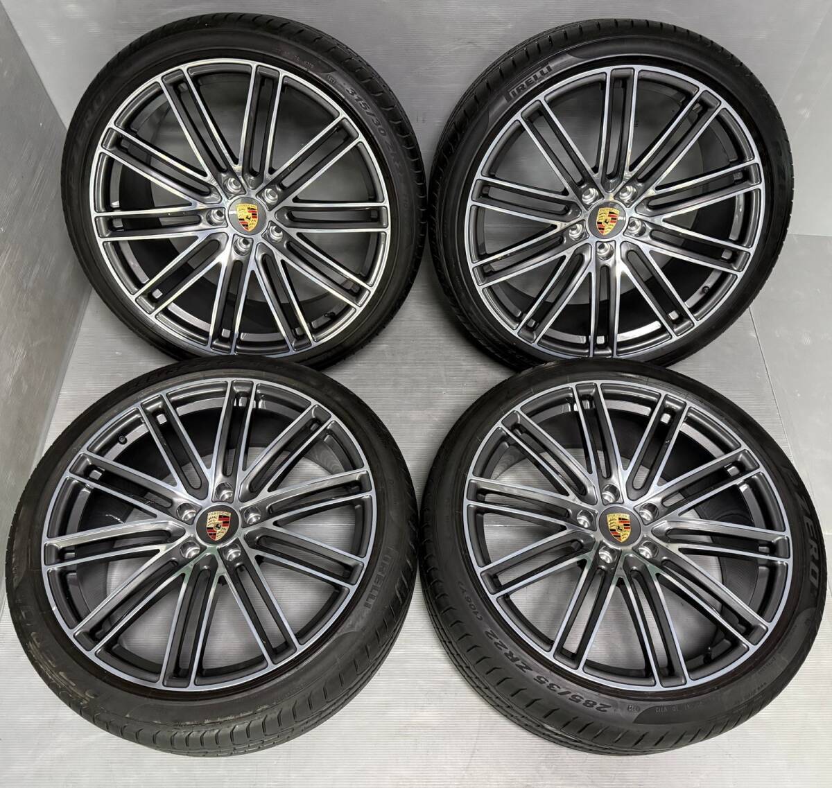 PORSCHE カイエン Turbo GT 22インチホイール4本セット ポルシェ CAYENNE MICHELINE 2022年製….109拍卖
