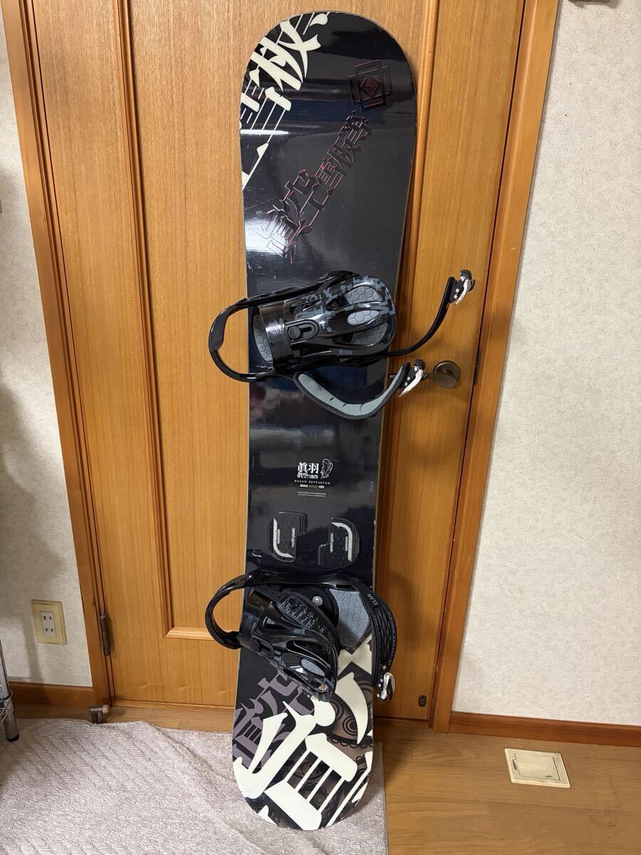 眞空雪板等 MAU GOLD 150 ELANビンディング付き拍卖