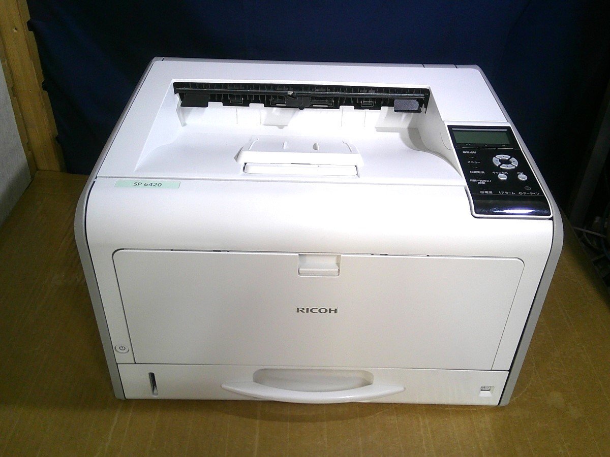 ● ジャンク 中古レーザープリンタ / RICOH SP6420 / 自動両面印刷対応 / トナー・ドラムなし●拍卖