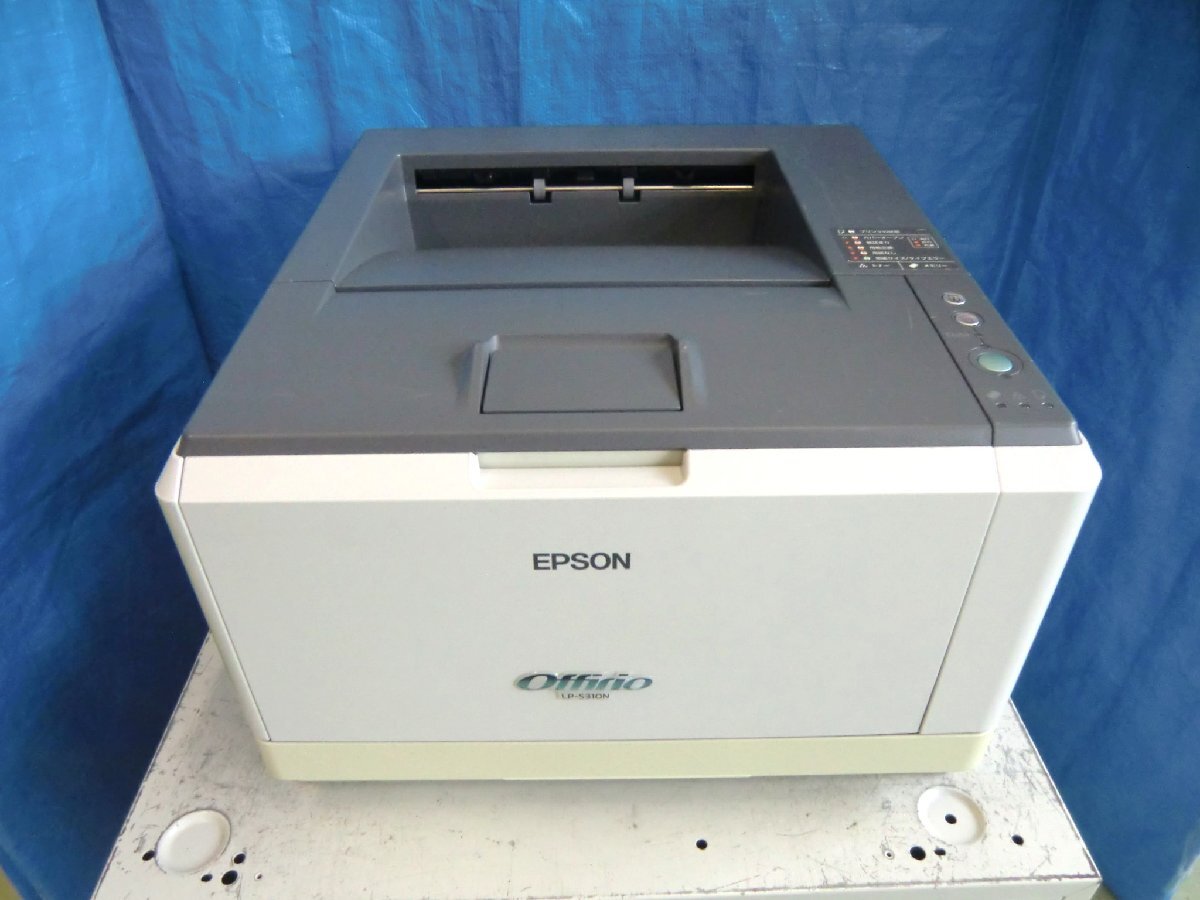 ◆(ジャンク)中古レーザープリンタ【EPSON LP-S310N】自動両面印刷対応/トナー・メンテナンスユニット無し/印字枚数:1,683枚◆拍卖