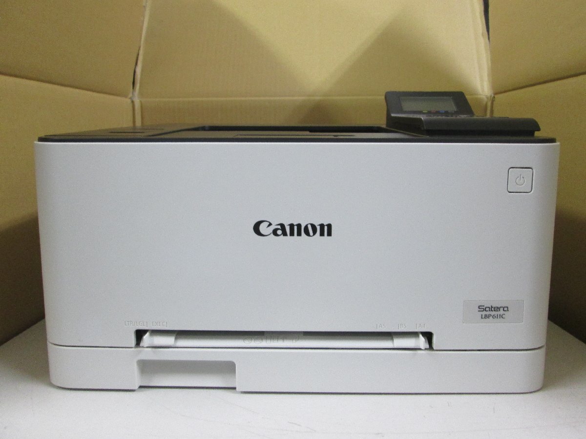 ◎中古カラーレーザープリンタ キャノン【Canon LBP611C】中古トナー付き◎2410121拍卖